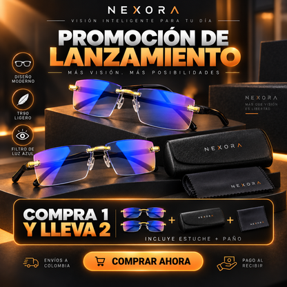 UN SOLO PAR DE GAFAS PARA TODO MOMENTO [COMPRA UNA Y RECIBE DOS + ESTUCHE Y PAÑO DE LIMPIEZA GRATIS]