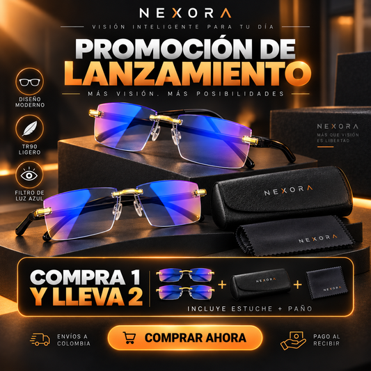 UN SOLO PAR DE GAFAS PARA TODO MOMENTO [COMPRA UNA Y RECIBE DOS + ESTUCHE Y PAÑO DE LIMPIEZA GRATIS]